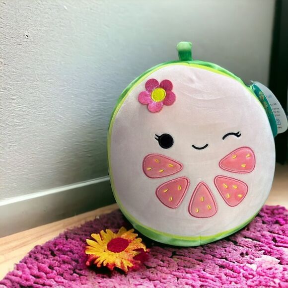 NWT Squishmallow Lena The Guava Fruit - Picture 1 of 6